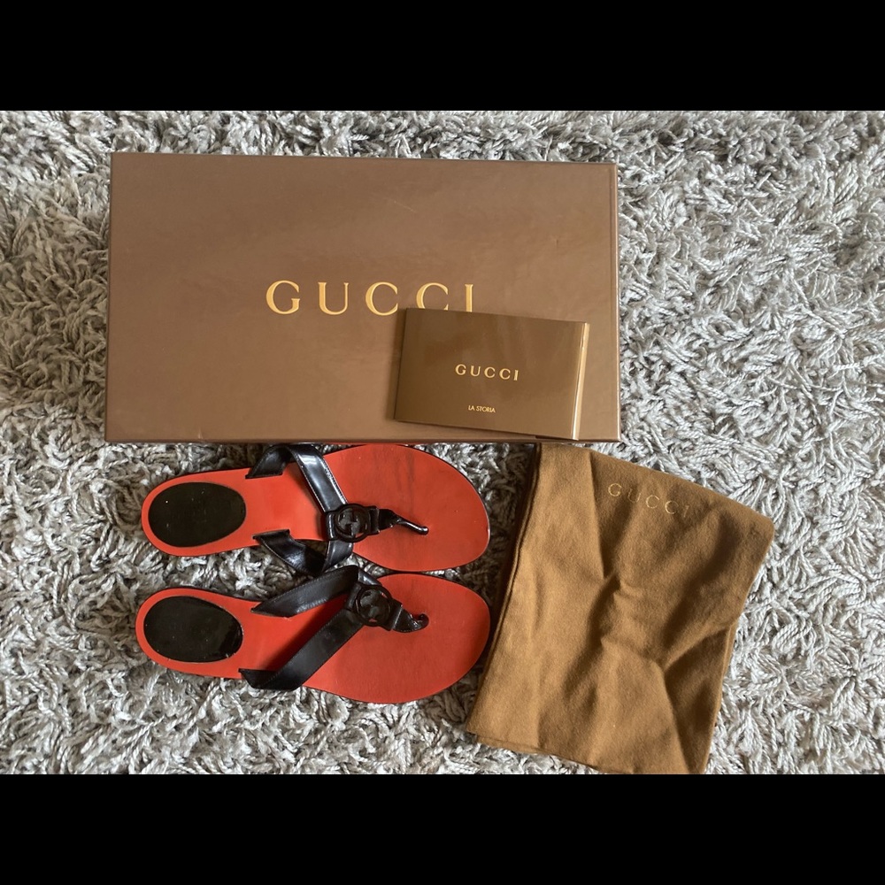 Preowned authentic Gucci sandals size 36.5